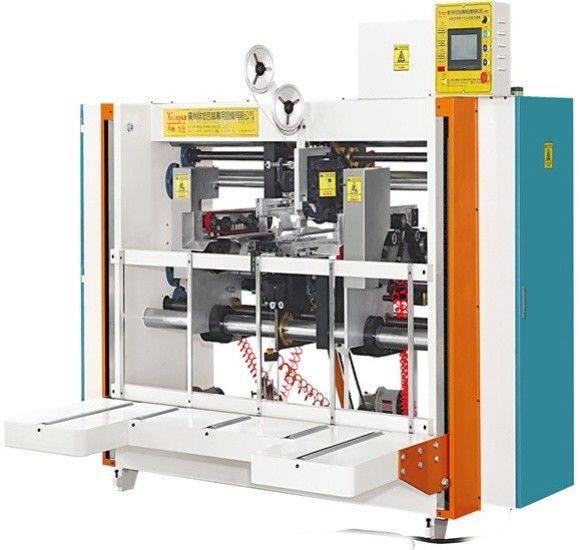 Color Box Two Head Semi Automatic Stitcher With 120mm Stitching Distance