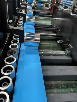 Automatic Carton Folder Gluer Machine With Double Stitching