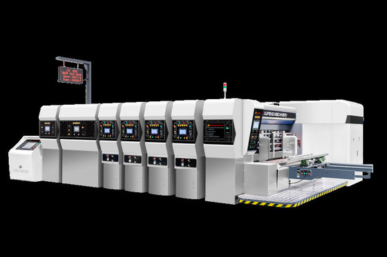 Automatic Steel Flexo Printing Cardboard Box Die Cutting Machine For Different Corrugated Box Required