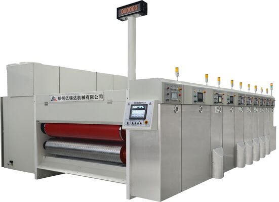 الصلب الأبيض Flexo الطباعة الورق المقوى مربع القطع المقطوعة عمق فتحة 420mm