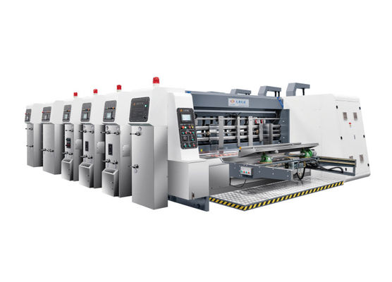 380V/50Hz/3Ph Automatic Steel Flexo Printing Cardboard Box Slotting Die ...